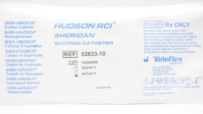 Teleflex 02633-10 Hudson RCI Sher-I-Bronch Suction Cath.